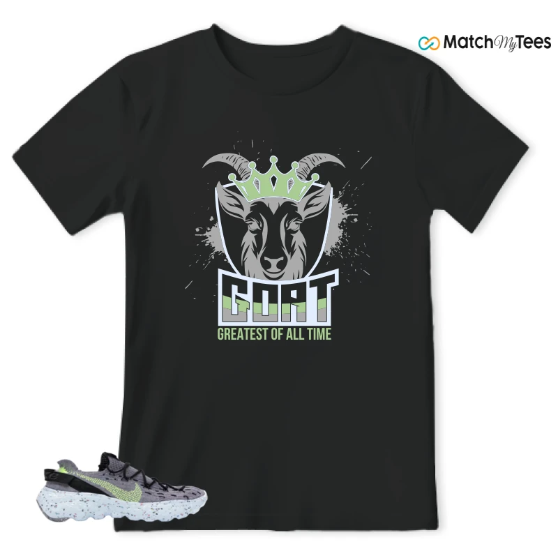 NIKE SPACE HIPPIE 04 GREY VOLT (WOMEN'S) SNEAKER Matching Tees t-shirt