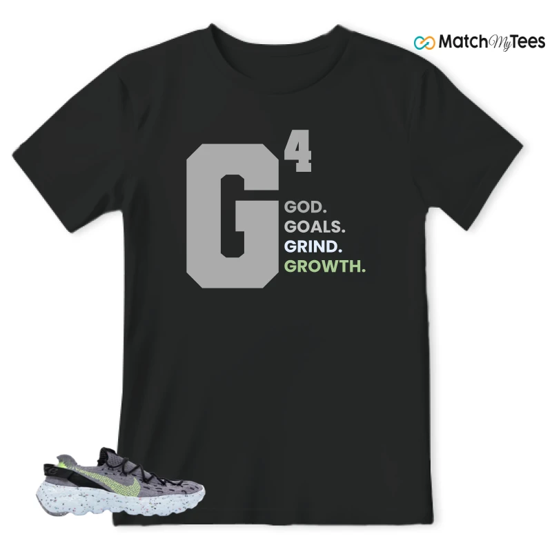 NIKE SPACE HIPPIE 04 GREY VOLT (WOMEN'S) SNEAKER Matching Tees t-shirt