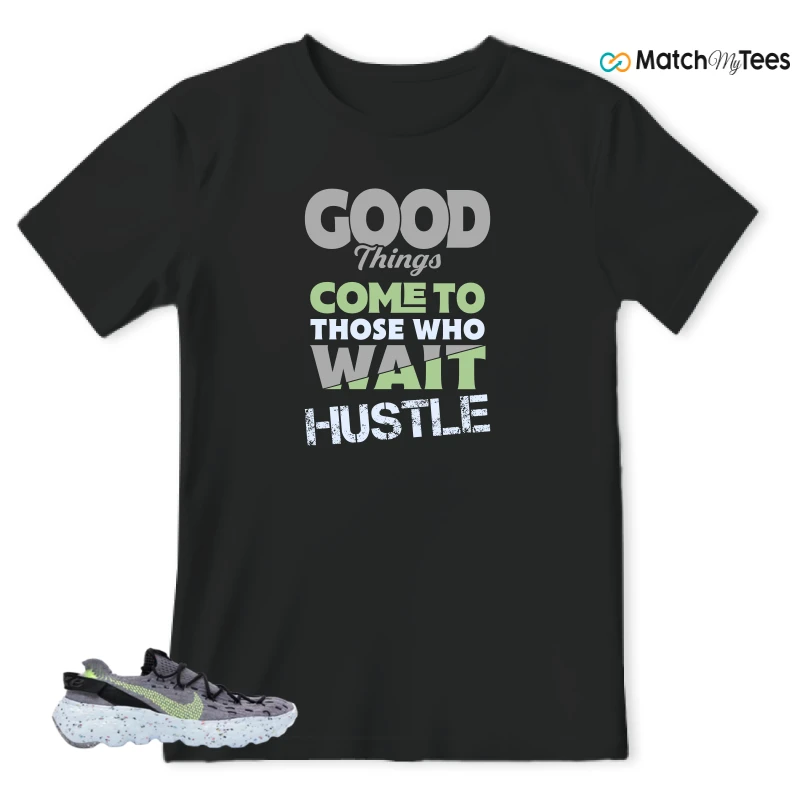 NIKE SPACE HIPPIE 04 GREY VOLT (WOMEN'S) SNEAKER Matching Tees t-shirt