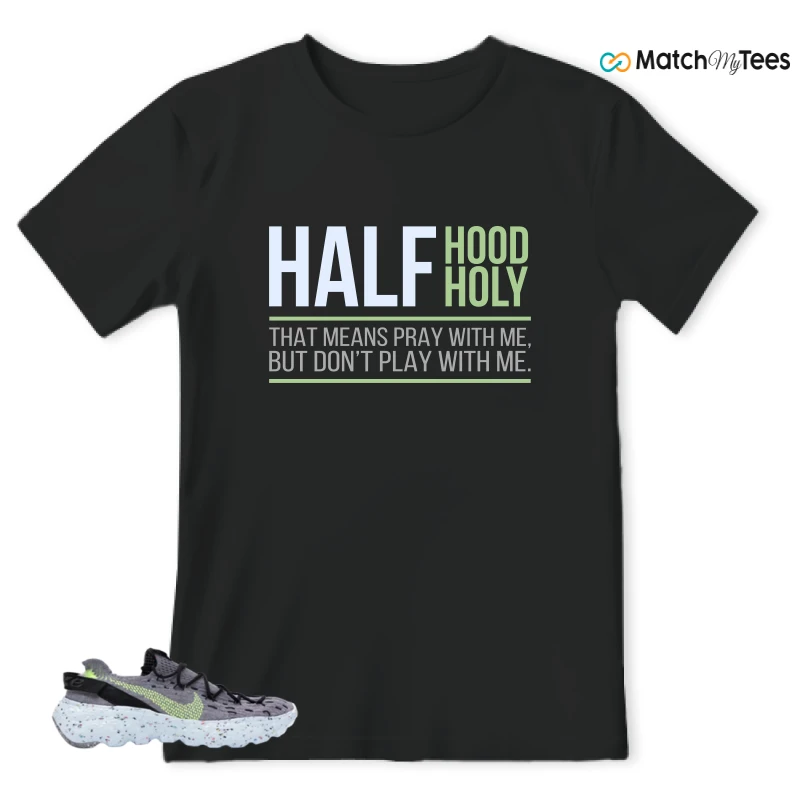 NIKE SPACE HIPPIE 04 GREY VOLT (WOMEN'S) SNEAKER Matching Tees t-shirt