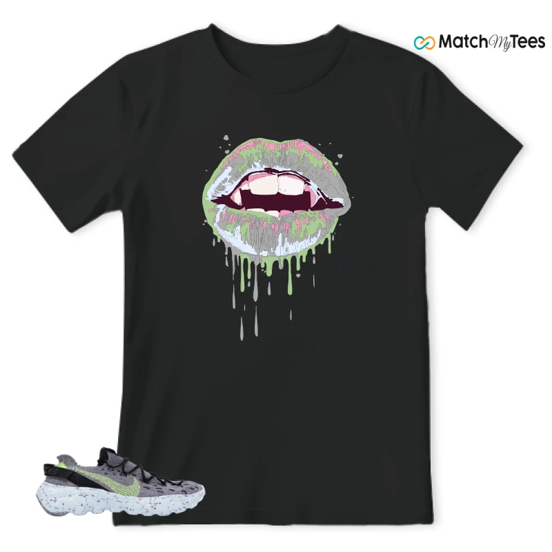 NIKE SPACE HIPPIE 04 GREY VOLT (WOMEN'S) SNEAKER Matching Tees t-shirt