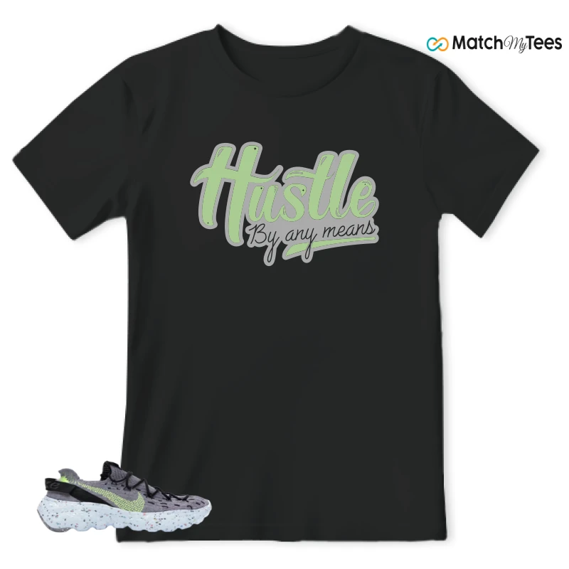 NIKE SPACE HIPPIE 04 GREY VOLT (WOMEN'S) SNEAKER Matching Tees t-shirt