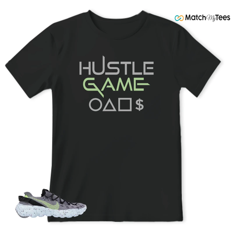 NIKE SPACE HIPPIE 04 GREY VOLT (WOMEN'S) SNEAKER Matching Tees t-shirt