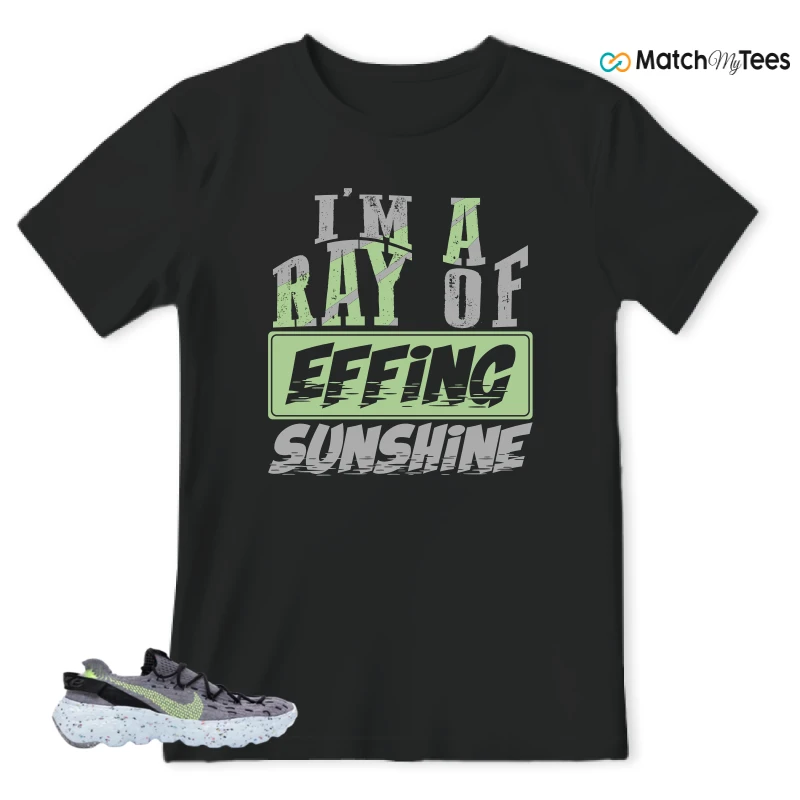 NIKE SPACE HIPPIE 04 GREY VOLT (WOMEN'S) SNEAKER Matching Tees t-shirt