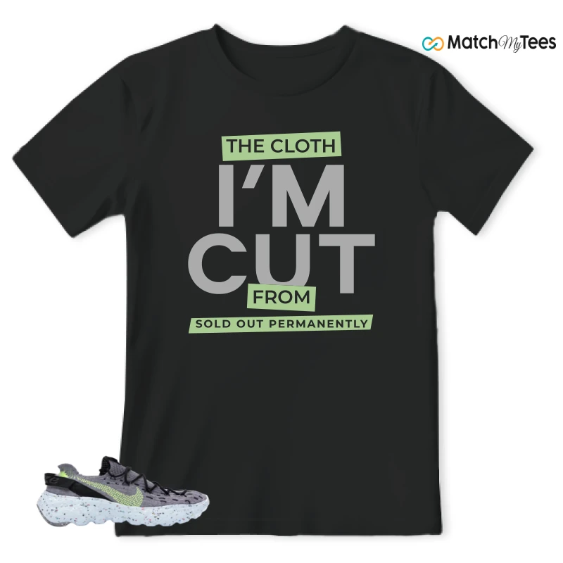 I'm Cut Black matching T-shirt T-shirt