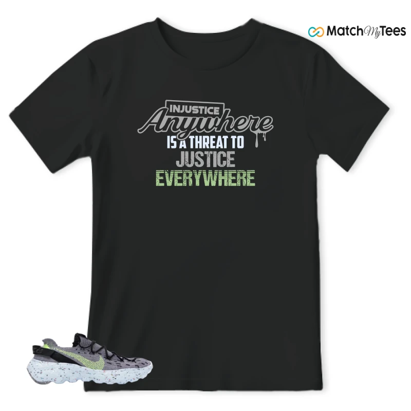 NIKE SPACE HIPPIE 04 GREY VOLT (WOMEN'S) SNEAKER Matching Tees t-shirt