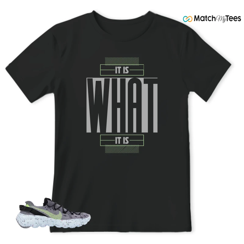 NIKE SPACE HIPPIE 04 GREY VOLT (WOMEN'S) SNEAKER Matching Tees t-shirt
