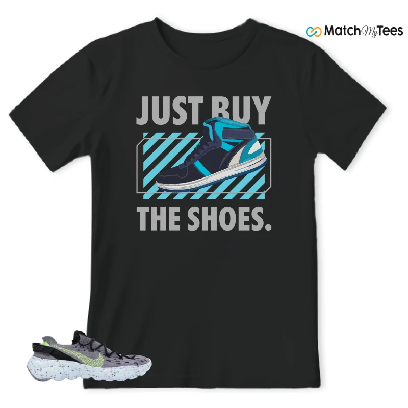 NIKE SPACE HIPPIE 04 GREY VOLT (WOMEN'S) SNEAKER Matching Tees t-shirt