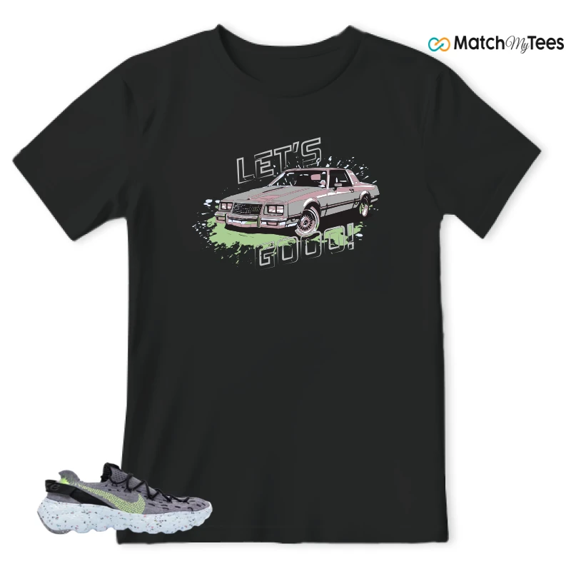 NIKE SPACE HIPPIE 04 GREY VOLT (WOMEN'S) SNEAKER Matching Tees t-shirt