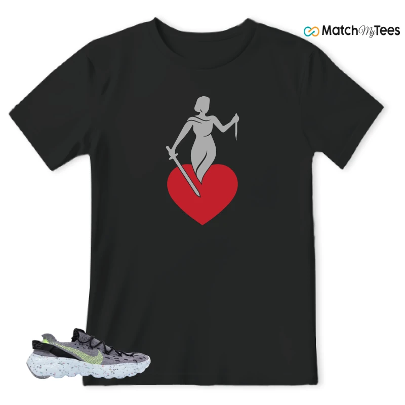 NIKE SPACE HIPPIE 04 GREY VOLT (WOMEN'S) SNEAKER Matching Tees t-shirt