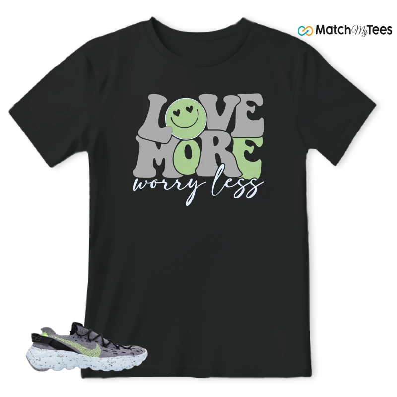 NIKE SPACE HIPPIE 04 GREY VOLT (WOMEN'S) SNEAKER Matching Tees t-shirt