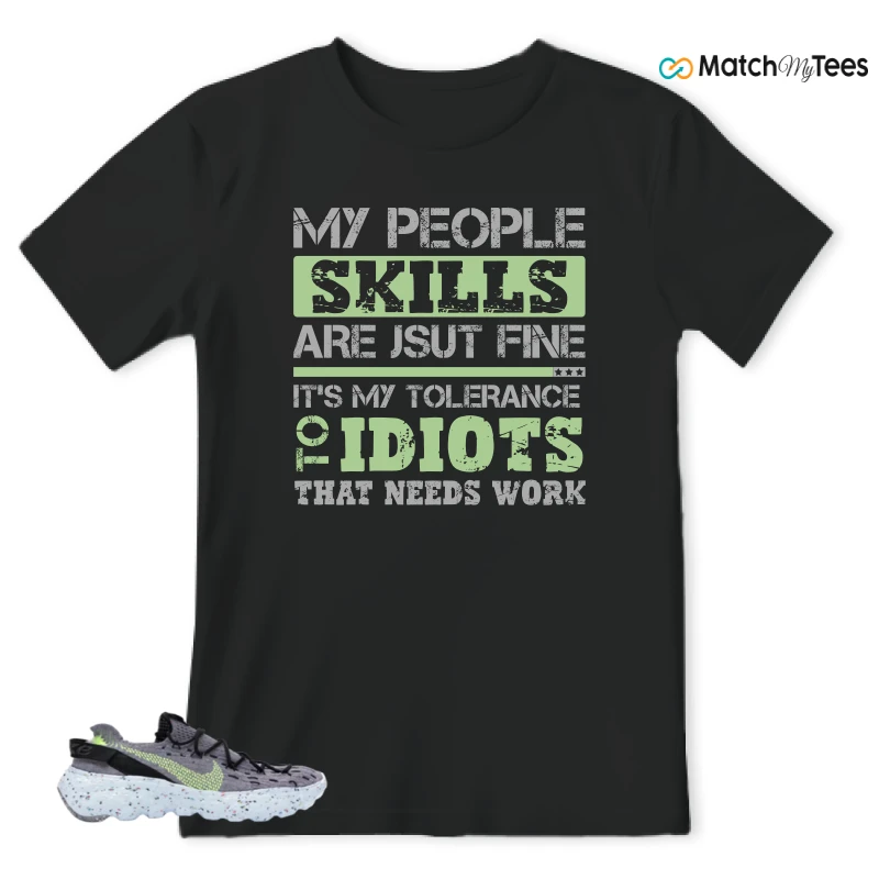 NIKE SPACE HIPPIE 04 GREY VOLT (WOMEN'S) SNEAKER Matching Tees t-shirt