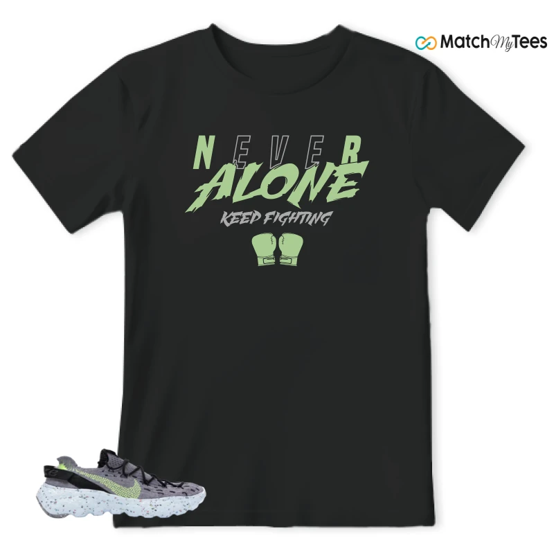 NIKE SPACE HIPPIE 04 GREY VOLT (WOMEN'S) SNEAKER Matching Tees t-shirt