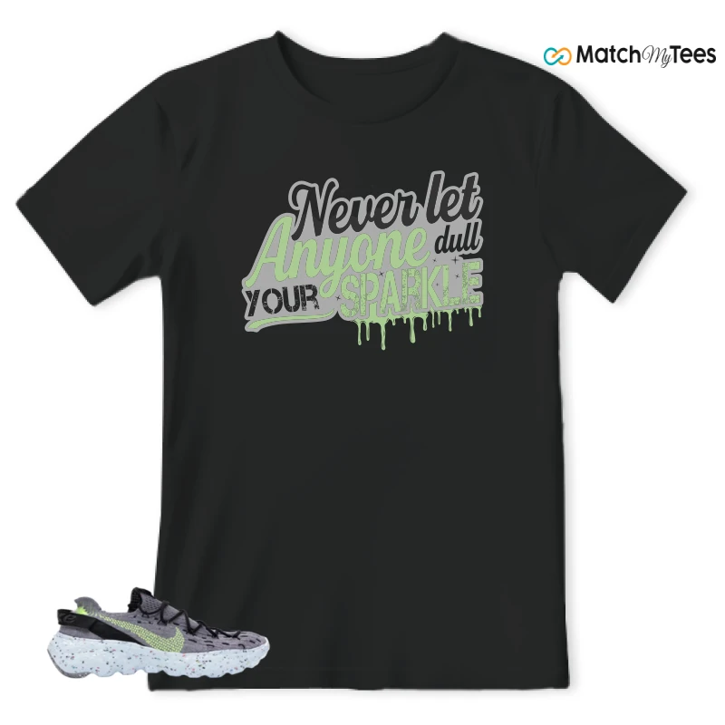 NIKE SPACE HIPPIE 04 GREY VOLT (WOMEN'S) SNEAKER Matching Tees t-shirt