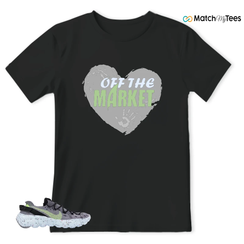 NIKE SPACE HIPPIE 04 GREY VOLT (WOMEN'S) SNEAKER Matching Tees t-shirt