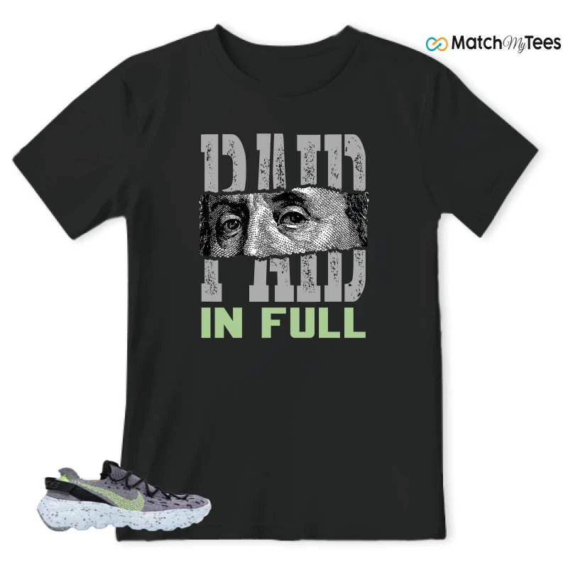 NIKE SPACE HIPPIE 04 GREY VOLT (WOMEN'S) SNEAKER Matching Tees t-shirt
