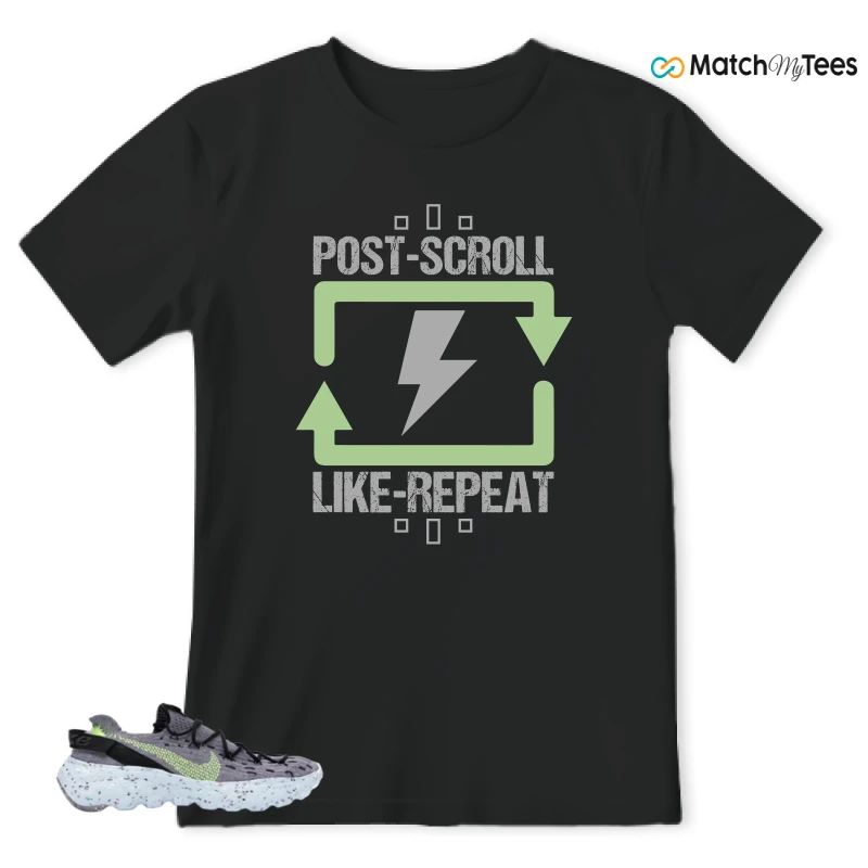 NIKE SPACE HIPPIE 04 GREY VOLT (WOMEN'S) SNEAKER Matching Tees t-shirt