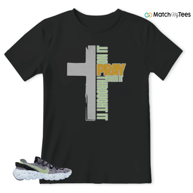 NIKE SPACE HIPPIE 04 GREY VOLT (WOMEN'S) SNEAKER Matching Tees t-shirt