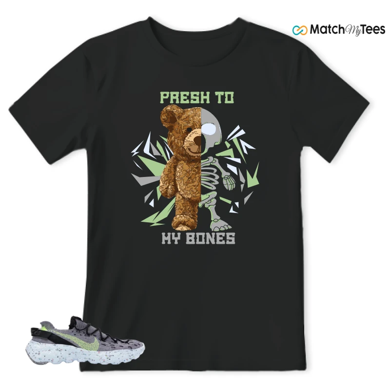 NIKE SPACE HIPPIE 04 GREY VOLT (WOMEN'S) SNEAKER Matching Tees t-shirt