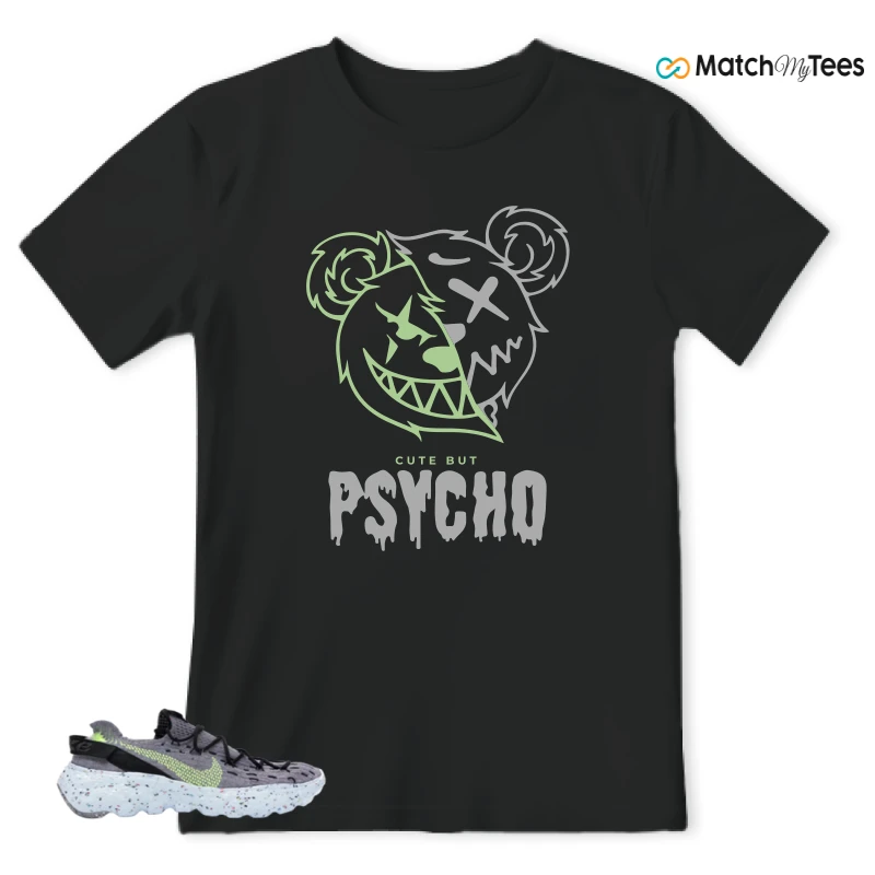 NIKE SPACE HIPPIE 04 GREY VOLT (WOMEN'S) SNEAKER Matching Tees t-shirt
