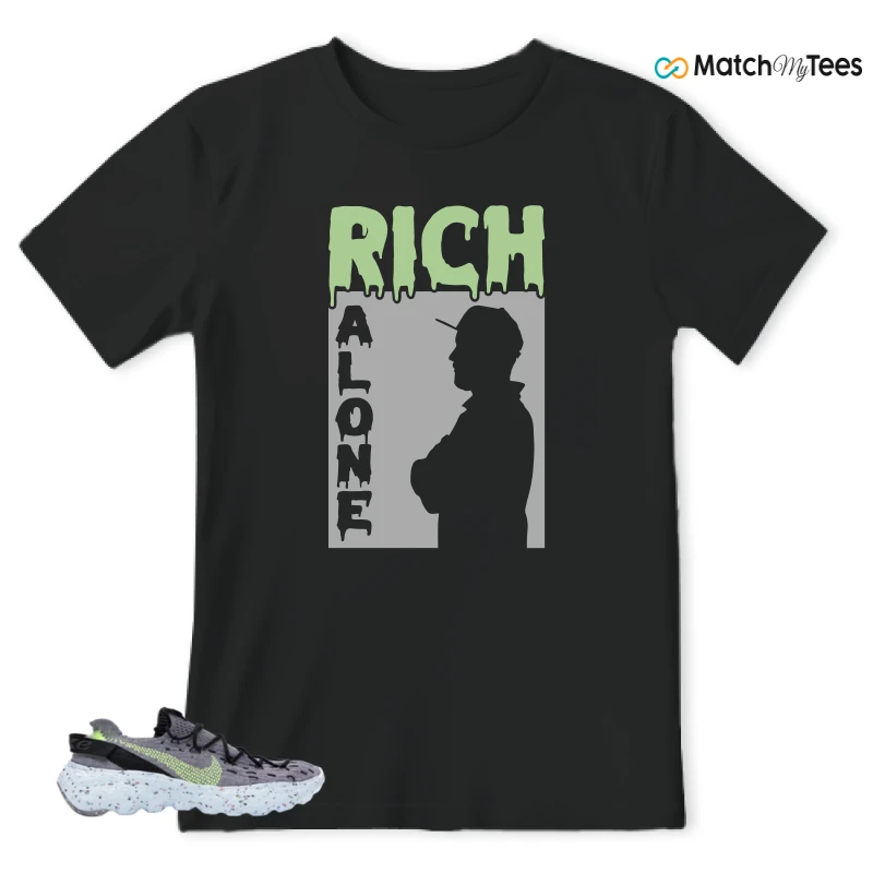 NIKE SPACE HIPPIE 04 GREY VOLT (WOMEN'S) SNEAKER Matching Tees t-shirt