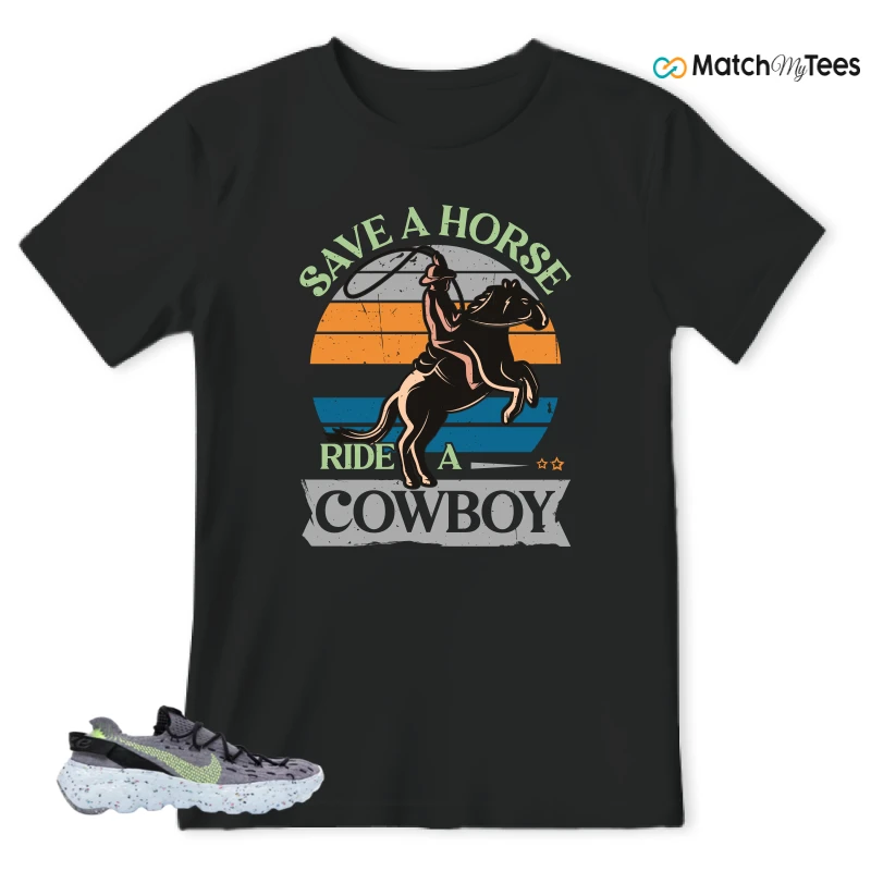 NIKE SPACE HIPPIE 04 GREY VOLT (WOMEN'S) SNEAKER Matching Tees t-shirt