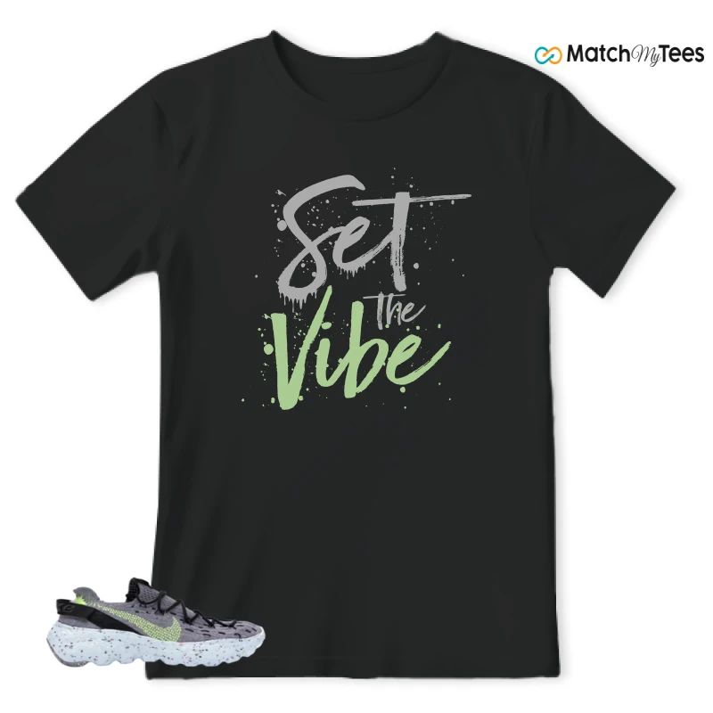 NIKE SPACE HIPPIE 04 GREY VOLT (WOMEN'S) SNEAKER Matching Tees t-shirt