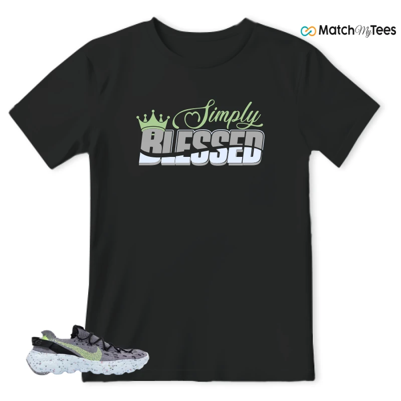 NIKE SPACE HIPPIE 04 GREY VOLT (WOMEN'S) SNEAKER Matching Tees t-shirt