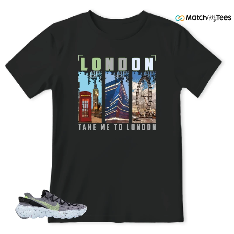 NIKE SPACE HIPPIE 04 GREY VOLT (WOMEN'S) SNEAKER Matching Tees t-shirt