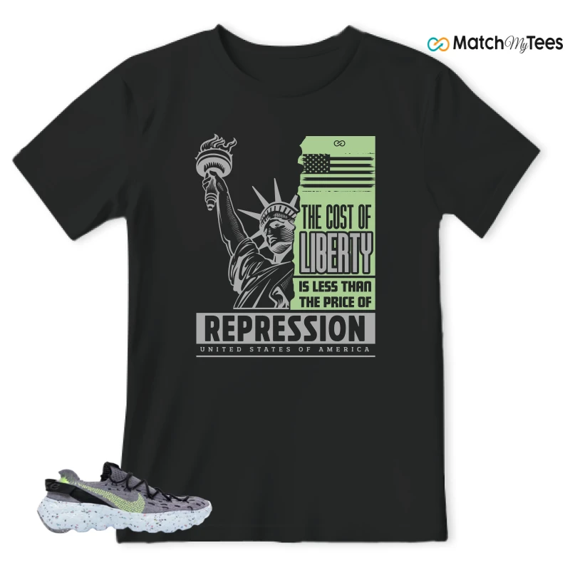 NIKE SPACE HIPPIE 04 GREY VOLT (WOMEN'S) SNEAKER Matching Tees t-shirt