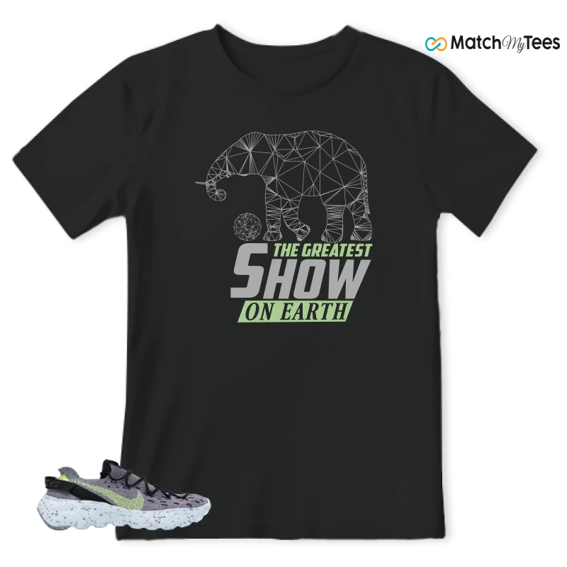 NIKE SPACE HIPPIE 04 GREY VOLT (WOMEN'S) SNEAKER Matching Tees t-shirt
