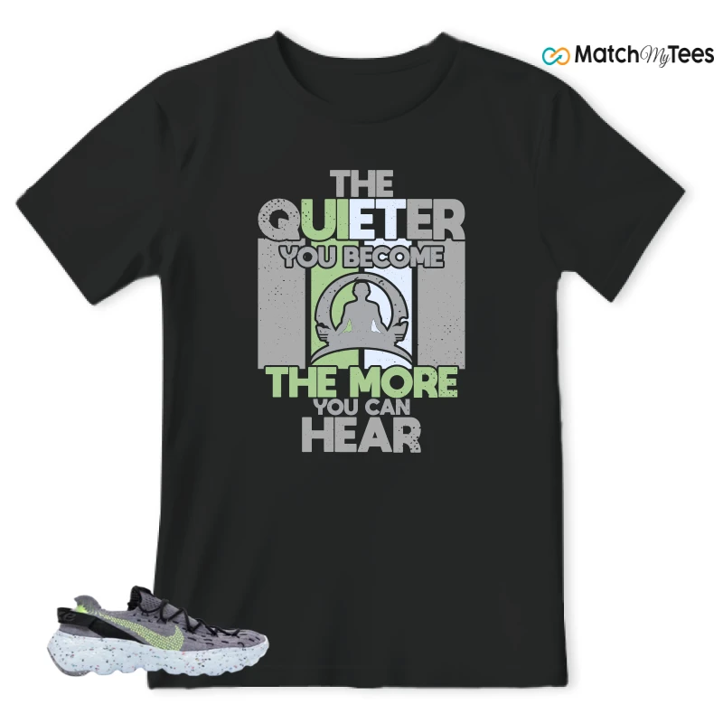 NIKE SPACE HIPPIE 04 GREY VOLT (WOMEN'S) SNEAKER Matching Tees t-shirt