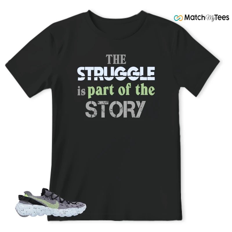 NIKE SPACE HIPPIE 04 GREY VOLT (WOMEN'S) SNEAKER Matching Tees t-shirt