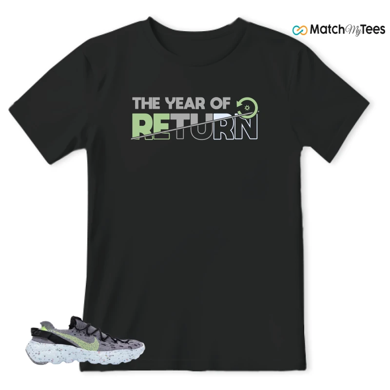 NIKE SPACE HIPPIE 04 GREY VOLT (WOMEN'S) SNEAKER Matching Tees t-shirt