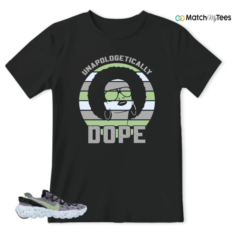 NIKE SPACE HIPPIE 04 GREY VOLT (WOMEN'S) SNEAKER Matching Tees t-shirt