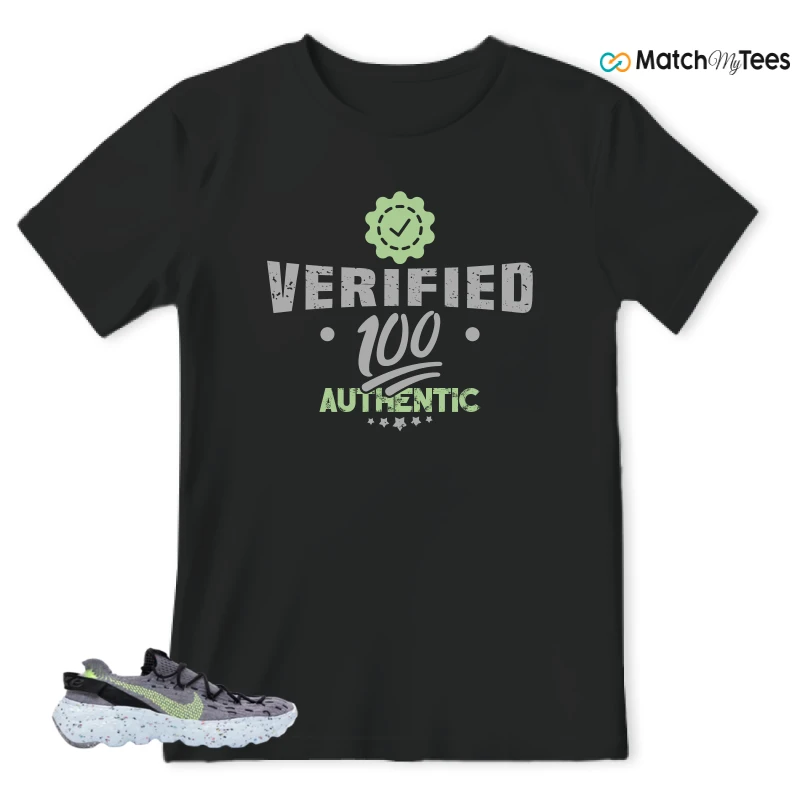 NIKE SPACE HIPPIE 04 GREY VOLT (WOMEN'S) SNEAKER Matching Tees t-shirt