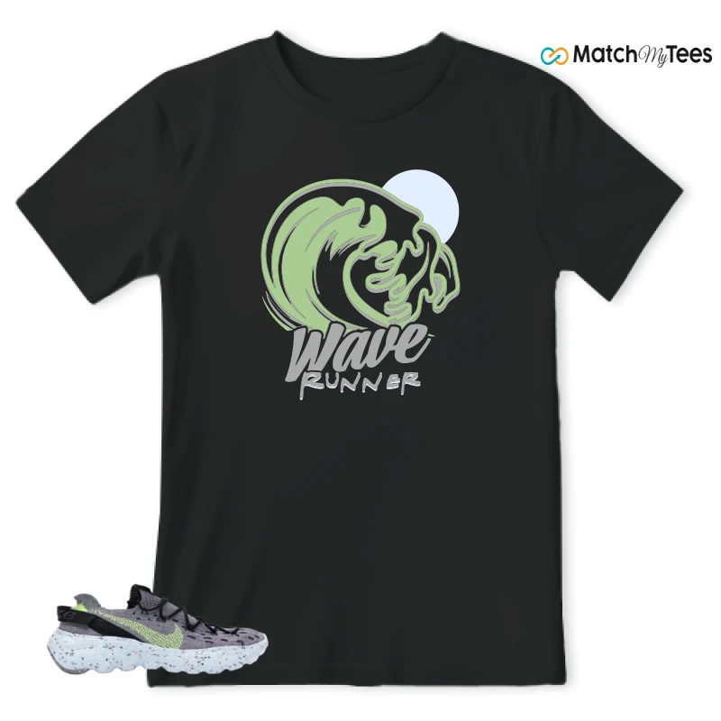NIKE SPACE HIPPIE 04 GREY VOLT (WOMEN'S) SNEAKER Matching Tees t-shirt