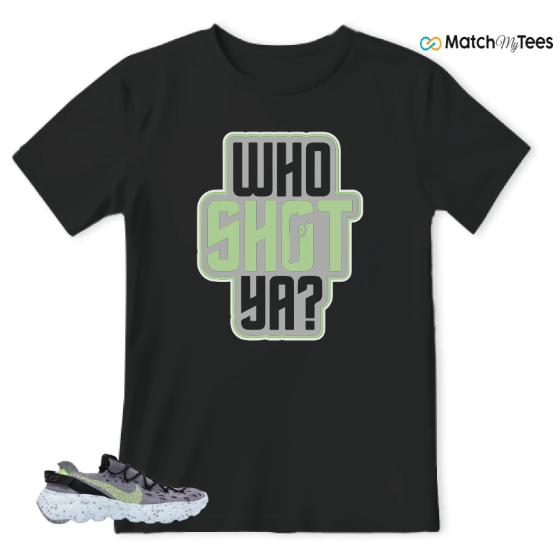 NIKE SPACE HIPPIE 04 GREY VOLT (WOMEN'S) SNEAKER Matching Tees t-shirt