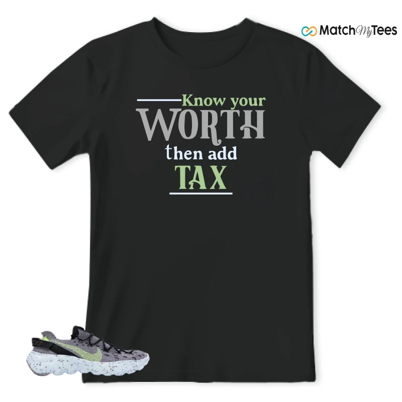 NIKE SPACE HIPPIE 04 GREY VOLT (WOMEN'S) SNEAKER Matching Tees t-shirt