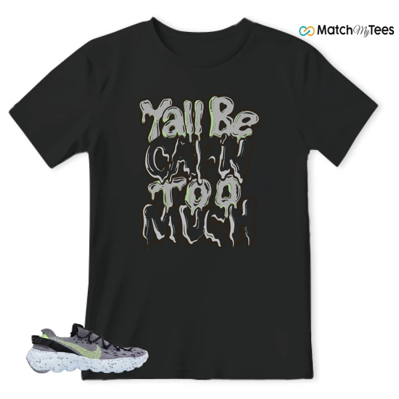 NIKE SPACE HIPPIE 04 GREY VOLT (WOMEN'S) SNEAKER Matching Tees t-shirt