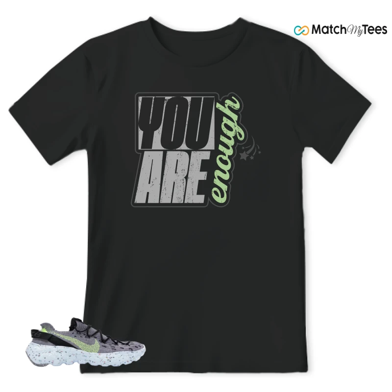 NIKE SPACE HIPPIE 04 GREY VOLT (WOMEN'S) SNEAKER Matching Tees t-shirt