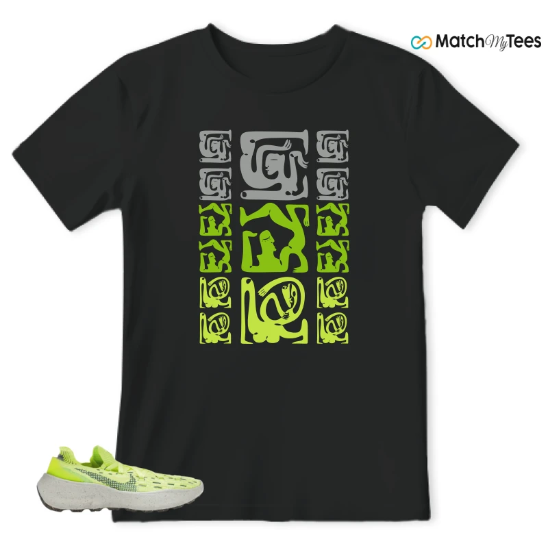 NIKE SPACE HIPPIE 04 LIGHT LEMMON TWIST SNEAKER Matching Tees t-shirt