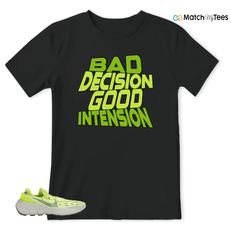 NIKE SPACE HIPPIE 04 LIGHT LEMMON TWIST SNEAKER Matching Tees t-shirt