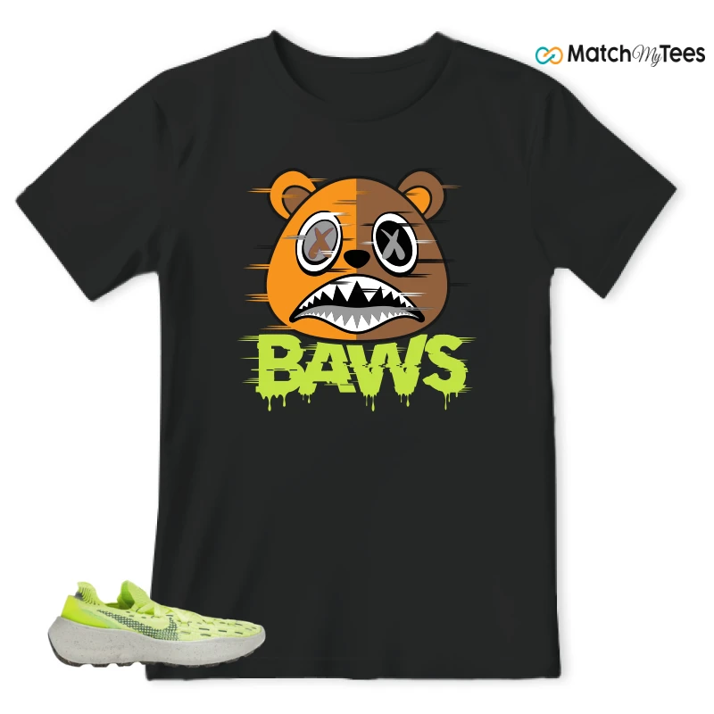 NIKE SPACE HIPPIE 04 LIGHT LEMMON TWIST SNEAKER Matching Tees t-shirt