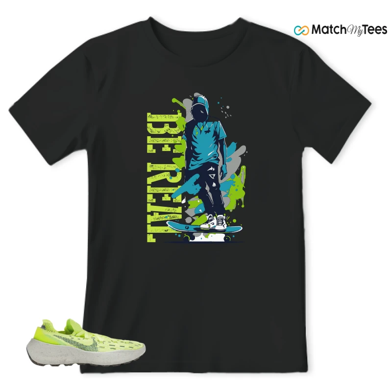 NIKE SPACE HIPPIE 04 LIGHT LEMMON TWIST SNEAKER Matching Tees t-shirt