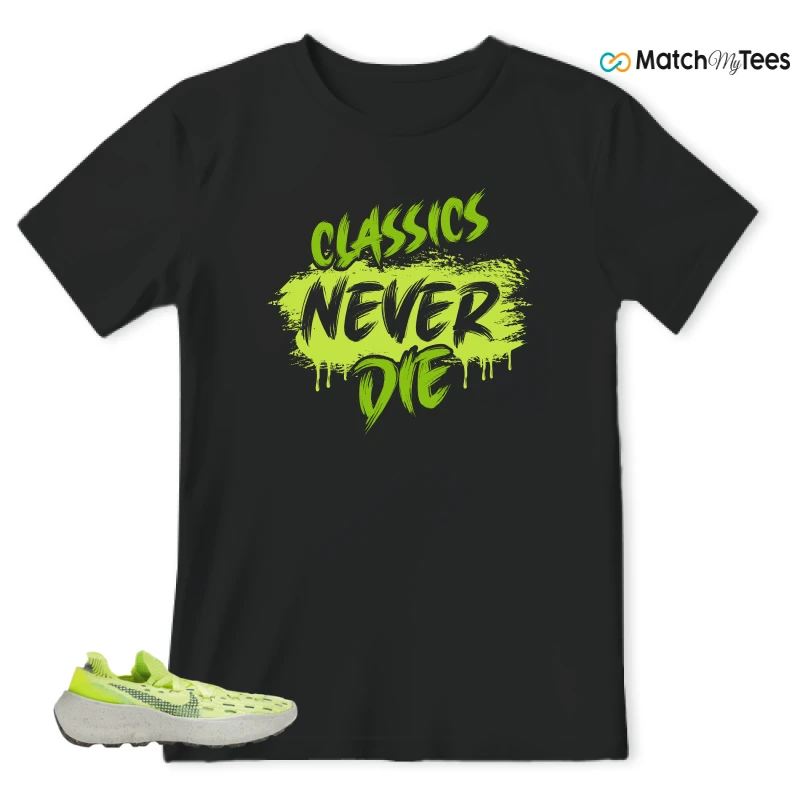 NIKE SPACE HIPPIE 04 LIGHT LEMMON TWIST SNEAKER Matching Tees t-shirt
