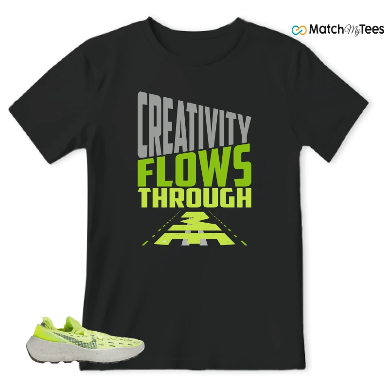 NIKE SPACE HIPPIE 04 LIGHT LEMMON TWIST SNEAKER Matching Tees t-shirt