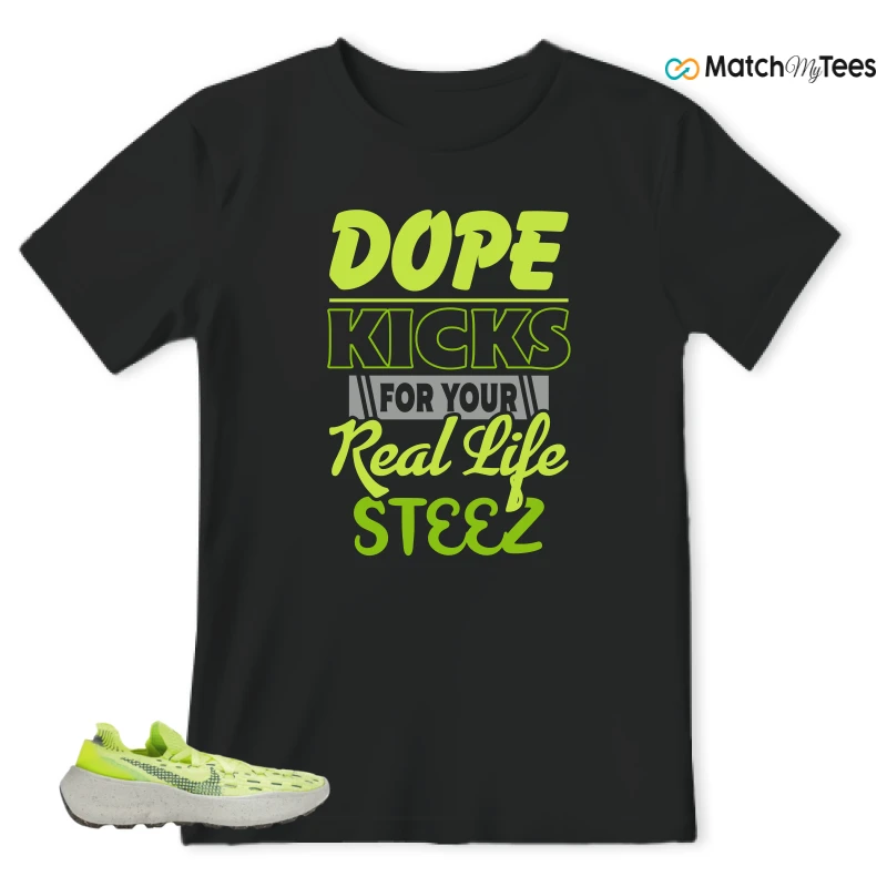 NIKE SPACE HIPPIE 04 LIGHT LEMMON TWIST SNEAKER Matching Tees t-shirt