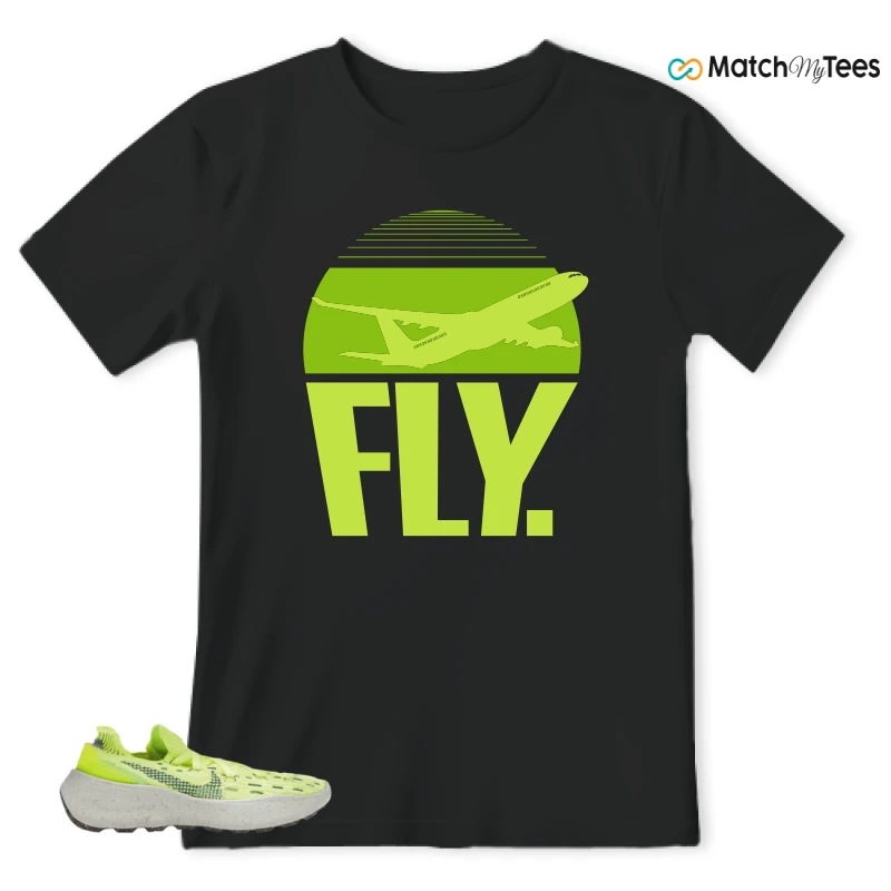 NIKE SPACE HIPPIE 04 LIGHT LEMMON TWIST SNEAKER Matching Tees t-shirt