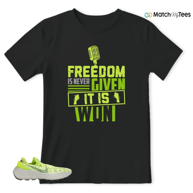NIKE SPACE HIPPIE 04 LIGHT LEMMON TWIST SNEAKER Matching Tees t-shirt